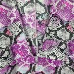 ASOS Swim Kimono Sleeve Purple Snake Print Lightweight Romper 2 Photo 2