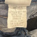 Mother The Waist Tie Patch Rambler Jean Hop On Hop Off Wash Belt Straight 25 Blue Photo 7