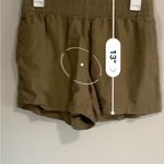 Old Navy  Women's Olive Linen Blend High Waist Shorts Photo 2