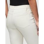 Frame  Le High Skinny Off White Coated Jeans High Rise Stretch Denim Sz 25 Photo 9