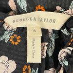 Rebecca Taylor  Rosalie Cold Shoulder Ruffled‎ Silk Top, Size 6 Photo 7