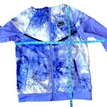 Nike Women Purple Black Hiking Run Raincoat Jacket Hood Water-Resistant size L Photo 6