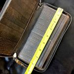 Gucci Bamboo Zipper Pull GG Web Canvas and Leather Continental Wallet and Clutch Photo 10