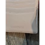Nordstrom  Women's Pink Leather Long Breast Vest Pocket Wallet Photo 5