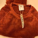 Moral Fiber  Fuzzy Soft Rust Color Top New Size M Photo 4