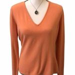 NEW YORK & CO Vibrant Orange Peach V Photo 0