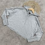 Nike Dri-Fit Yoga Luxe Cropped Hoodie Pullover Oversized Soft Knit in Gray L Photo 3