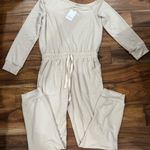 Fate Cream Long Sleeve Jumpsuit Size M Photo 0