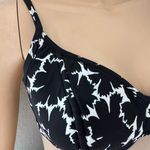 NEW Vintage Carabella Bikini Top Black White Floral Underwire Sz 10 Made Mexico Photo 2