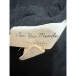 See You Monday Black High Waisted Pull On Midi Maxi Bodycon A-Line Skirt Size M Photo 3