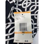 Jones Wear NWT  Laguna Black White Split Neck Tunic Top Petite Small PS Photo 8