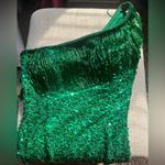 Rachel Allan Mini/Homecoming Dress Green Size 2 Photo 7