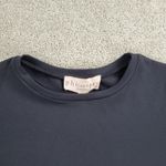 Philosophy Bodycon Dress Womens XS Black Side Slit Knit Long Sleeve Photo 5