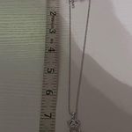 Silver Chain Necklace with Bear Pendant Photo 9