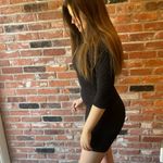 Absolutely Vintage 80’s Black Open Back Bodycon Mini Dress Photo 1