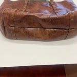 Patricia Nash World Map print leather tote bag. Photo 2