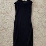 Dee Elly Ribbed Asymmetrical Bodycon Dress Photo 0