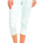 Frank & Eileen Tee Lab Limited Edition Core Crop Floral Ice Blue Sweatpants Photo 0