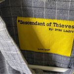 💛 Vintage Descendent of Thieves Blue Checkered Button Down Shirt Size XL Photo 6