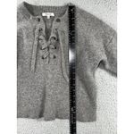 Madewell  Merino Wool Lace Up Sweater Women Medium Pullover Long Sleeve Y2K‎ Photo 3