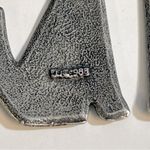 JJ Jonette Vintage Coyote Southwestern Pewter Earrings Silver Photo 5