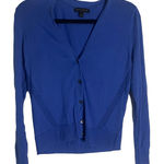 Banana Republic ‎ Women's Size Small Blue Soft Cotton Button Cardigan Sweater Photo 0