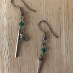 Golf Earrings Tee Flag Green Handmade Vintage Photo 2