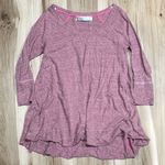 Free People Beach Boatneck Flowy Mauve Long Sleeve Top Women’s Small Photo 0