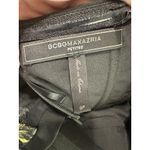 BCBGMAXAZRIA  Tia Embroidered Strapless Mini Dress Black Yellow Floral Lace 8P Photo 7