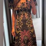 Farm Rio Black Ravenala Short Sleeve Maxi Dress XS Photo 7