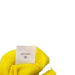 Intermix  Cashmere Sweater Cropped Raw Hem Neon Yellow Size XS Photo 12