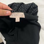 Philosophy  Women’s Black White Polka Dot Pencil Stretch Skirt Small Photo 1