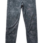 Spanx Women's Jeans-ish Black Gray Camo Ankle Jeans Leggings Stretch Moto Size L Photo 0