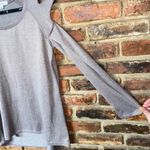 Indigo Thread Co Distressed Strappy Cold Shoulder Brown Knit Top Women's Small Photo 1