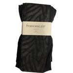 Francesca's Eliza‎ Black Sheer Tiger Print Tights Chic Patterned Size S/M Photo 3