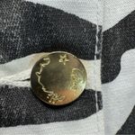 Diane Gilman DG2 Zebra Print Jean Jacket with Rhinestones & Gold Buttons Photo 5