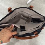 NWOT nylon travel bag with carry on slide in Black Photo 6