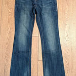 INC Jeans Womens 4 Boot Leg Bootcut Rhinestones Bling Pockets Regular Fit Blue Photo 0