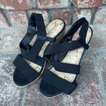Merona Black Strappy Criss-Cross Espadrille Wedges | Photo 0