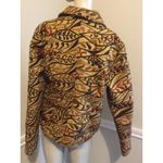 #4 Women's Large Erin London Tan Embroidered Quilted Blazer Photo 1