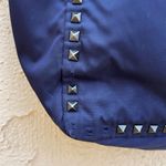 Valentino Garavani Valentino Rockstud navy blue nylon tote bag Photo 1