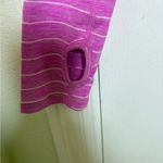 GapFit Hot Pink Stripe Performance Hoodie Athletic Running Yoga XS Photo 8