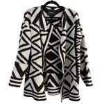 Nic+Zoe  Geometric Mirrored Angle Chunky Open Front Cardigan Womens Size Medium Photo 0