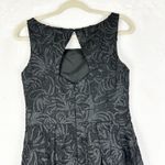 Zac Posen Truly  Soutache Dress Size 6 Fit Flare Lace Black Cocktail Photo 3