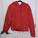 VICI Stay Awhile Pocketed Hooded Puffer Jacket - Red Photo 3