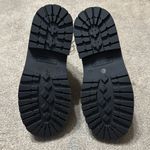 Arizona Jeans Arizona Black Xander Front Zipper Chunky Motorcycle Boots Size 8 Photo 3