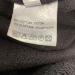 Ganni  Black Basket Weave Textured Fit Flare Zip Back Dress Photo 6