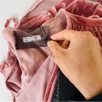 Reformation  pink velvet long sleeve mini dress NEW Photo 3