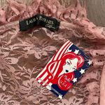 LAURA BYRNES for PINUP GIRL Clothing, Gothic lace bolero, size S, NWT Pink Photo 6