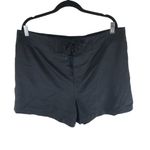 Island Escape 4" Beach Board Shorts Lace Up Black 16W Photo 2